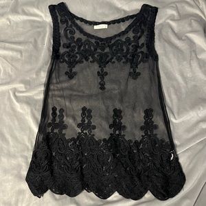 embroidered boho top
